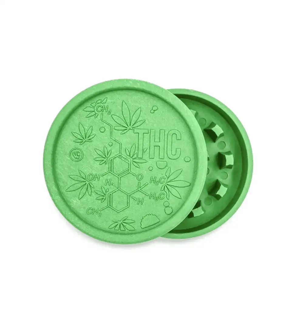 Młynek z Włókna Konopnego FIRE-FLOW ™ Molekuła THC 55 mm – Ekologiczny Styl i Wydajność