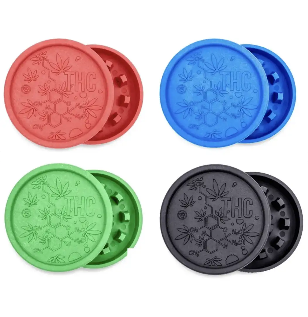 Młynek z Włókna Konopnego FIRE-FLOW ™ Molekuła THC 55 mm – Ekologiczny Styl i Wydajność