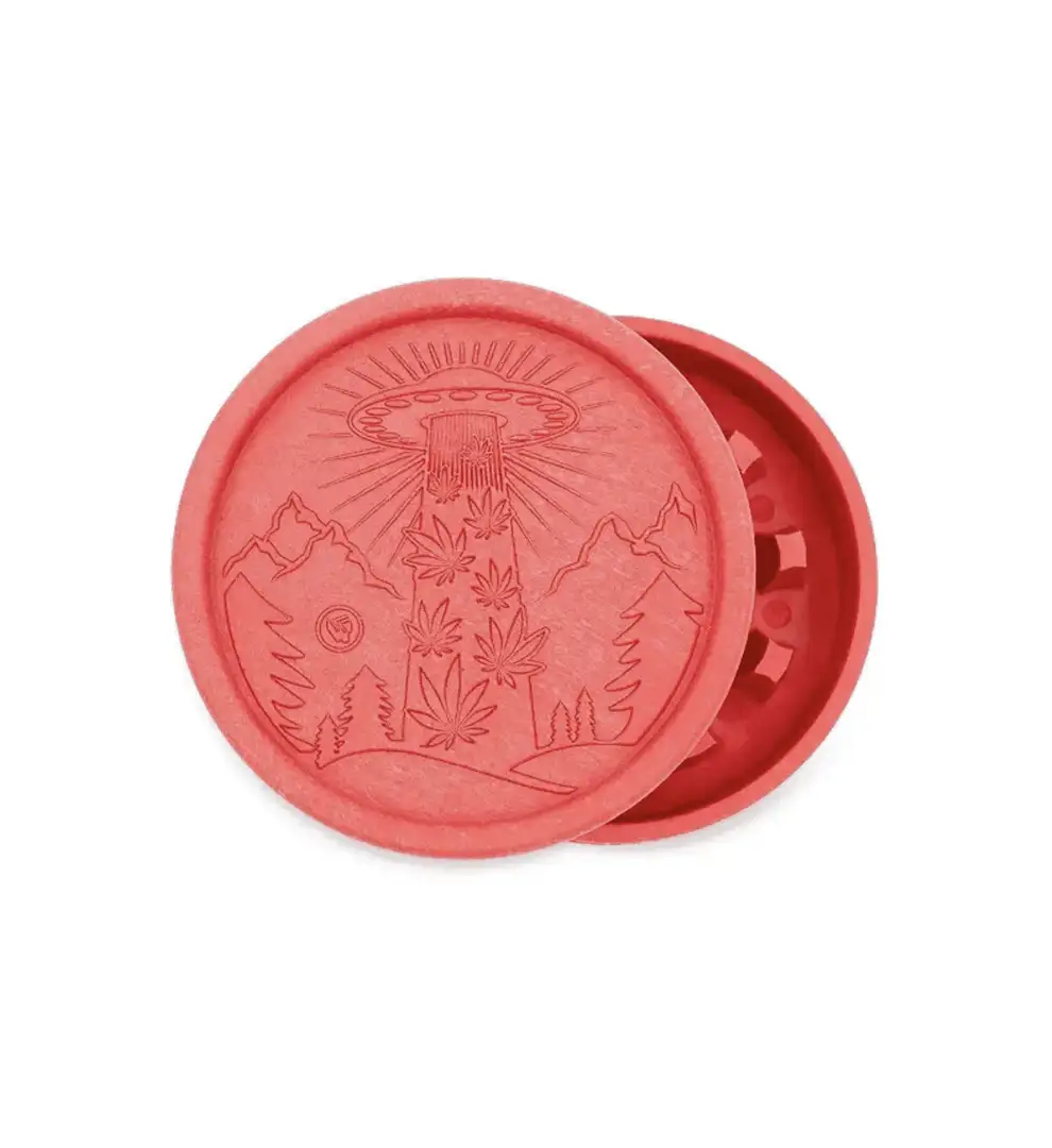 Młynek z Włókna Konopnego FIRE-FLOW ™ Alien 55 mm – Ekologiczny Styl i Wydajność