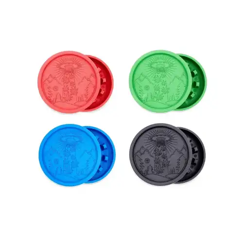 Młynek z Włókna Konopnego FIRE-FLOW ™ Alien 55 mm – Ekologiczny Styl i Wydajność