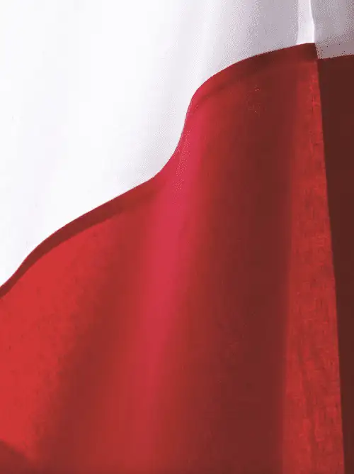 Flaga Polski z tkaniny konopno-bawełnianej – ekologiczna trwała