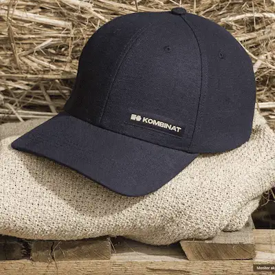 Ekologiczna Czapka Bejsbolówka Bawełniano-Konopna KOMBINAT – Splot Panama | Made in Poland