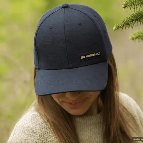 Ekologiczna Czapka Bejsbolówka Bawełniano-Konopna KOMBINAT – Splot Panama | Made in Poland