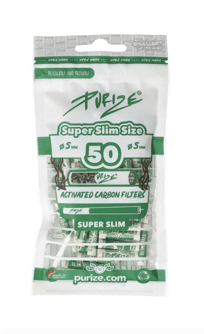 Filtry węglowe Purize Super Slim Size – 5 mm