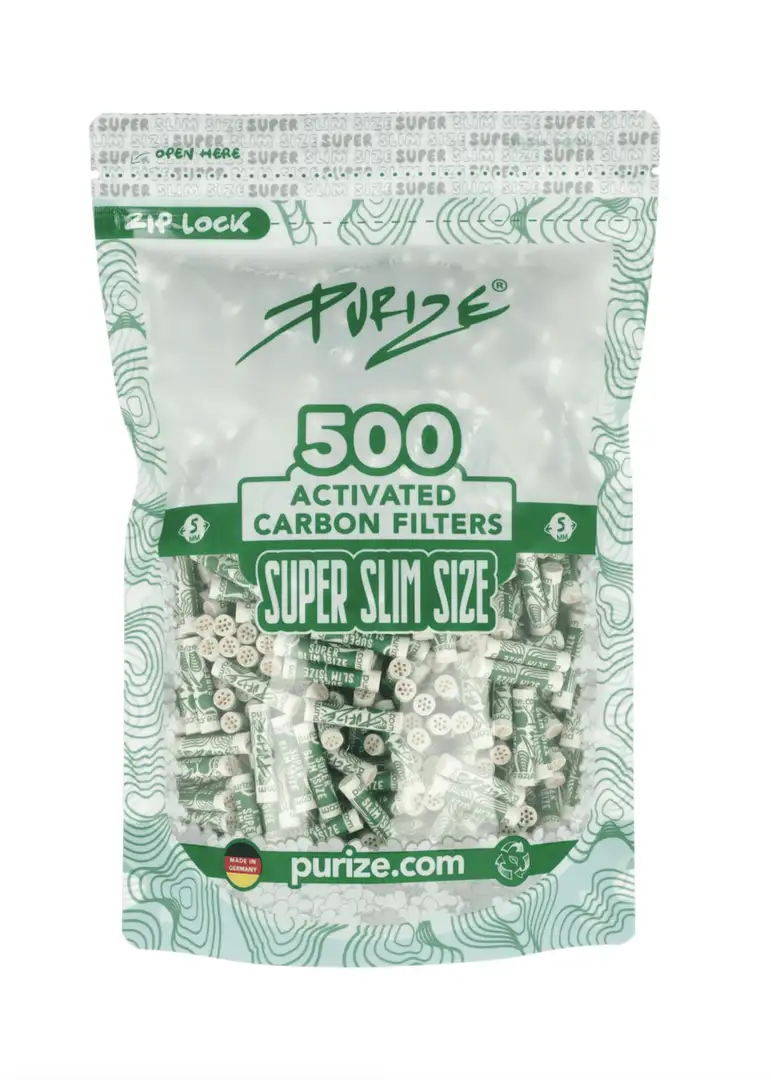 Filtry węglowe Purize Super Slim Size – 5 mm