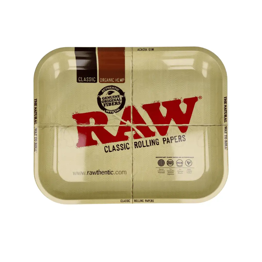 RAW Tacka do zwijania jointów XXL metalowa 34x27,5 cm – klasyczna tacka RAW