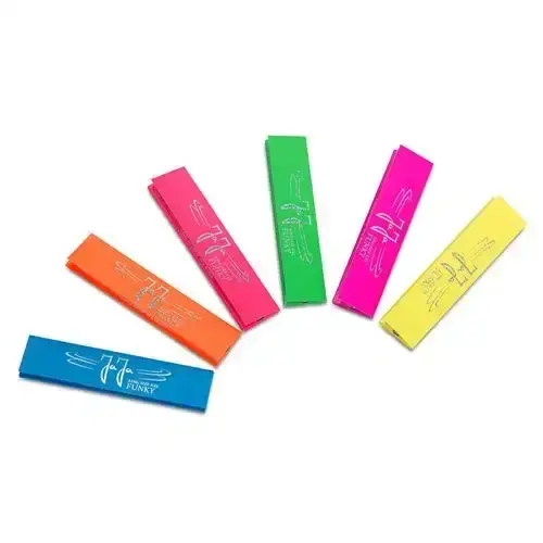 Bibułki Jaja Funky King Size XXL 32 szt. – kolorowe bletki XXL